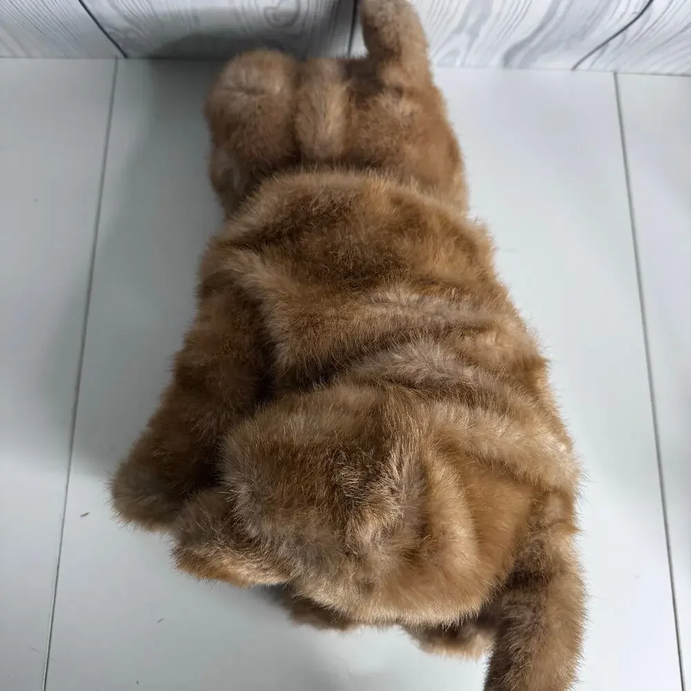 Vintage Shar Pei Plush Dog 1980s Windsor Toys 13” Tall Soft Wrinkly